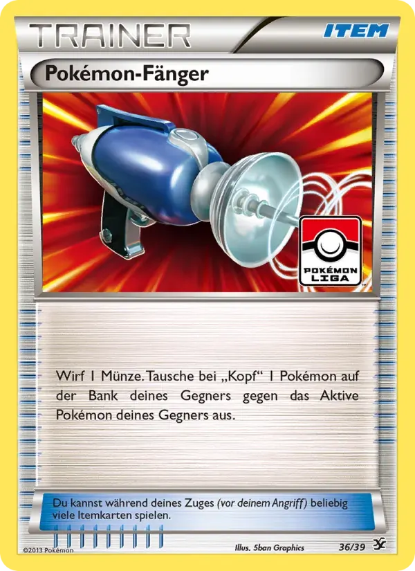 Pokémon-Fänger — Willkommen in Kalos 36 German Pokémon card