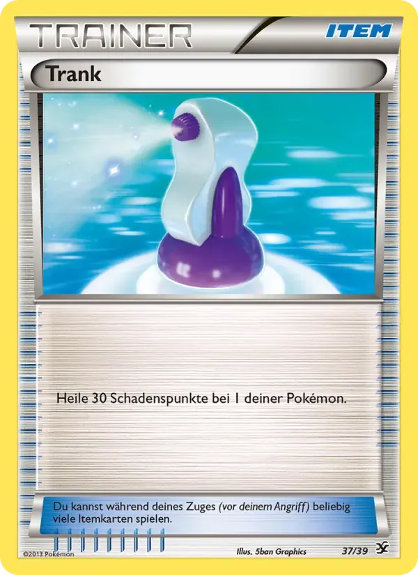 Trank — Willkommen in Kalos 37 German Pokémon card