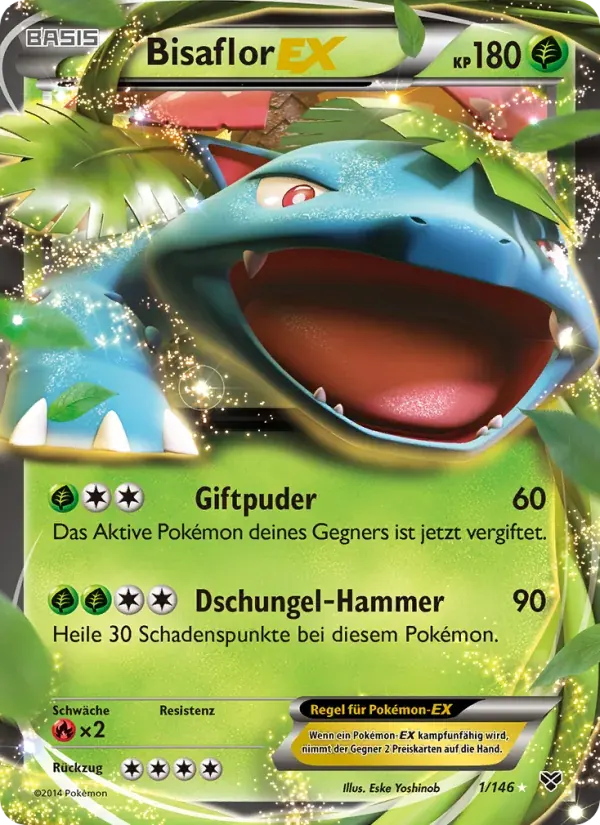 Bisaflor EX — XY 1 German Pokémon card