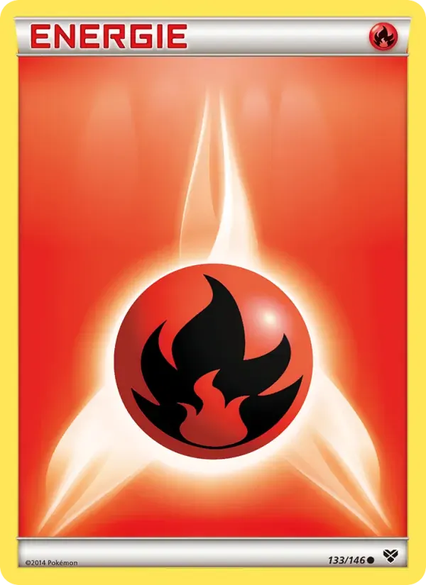 Feuer-Energie — XY 133 German Pokémon card