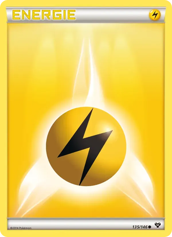 Elektro-Energie — XY 135 German Pokémon card