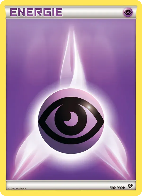 Psycho-Energie — XY 136 German Pokémon card