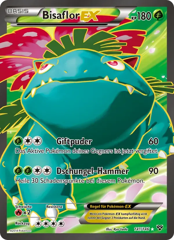 Bisaflor EX — XY 141 German Pokémon card
