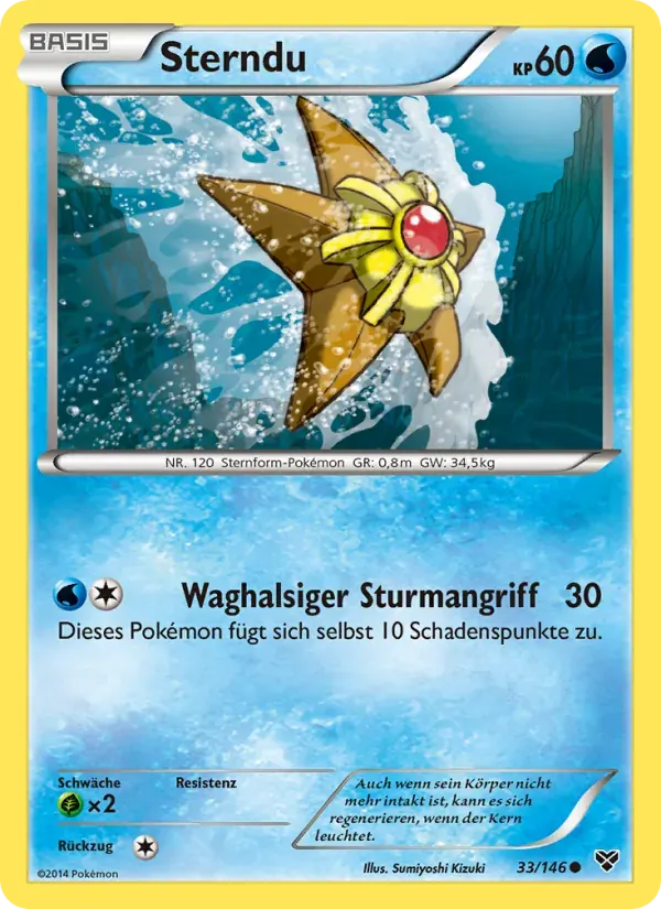 Sterndu — XY 33 German Pokémon card