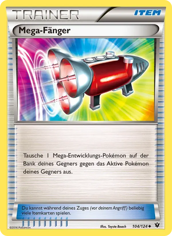Mega-Fänger — Schicksalsschmiede 104 German Pokémon card
