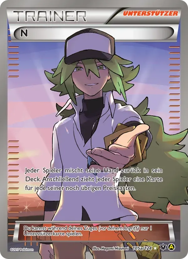 N — Schicksalsschmiede 105a German Pokémon card