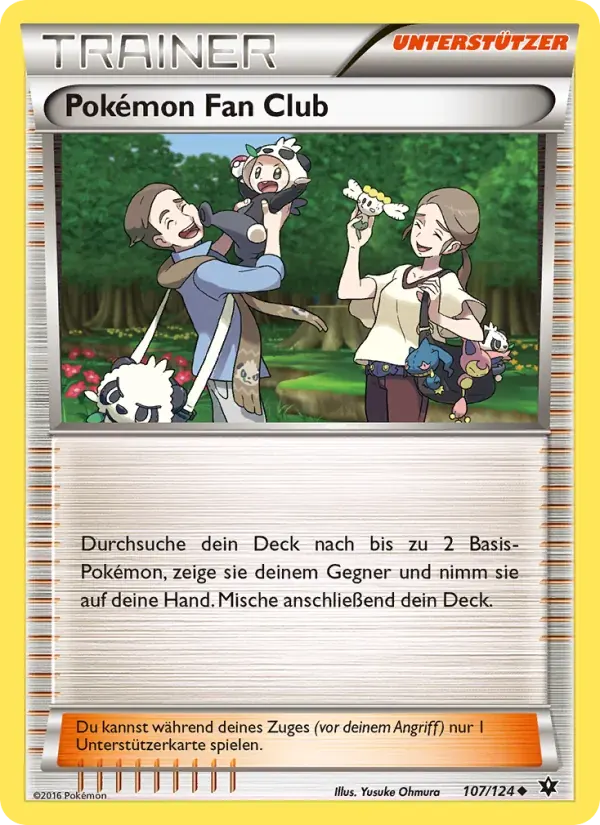 Pokémon Fan Club — Schicksalsschmiede 107 German Pokémon card