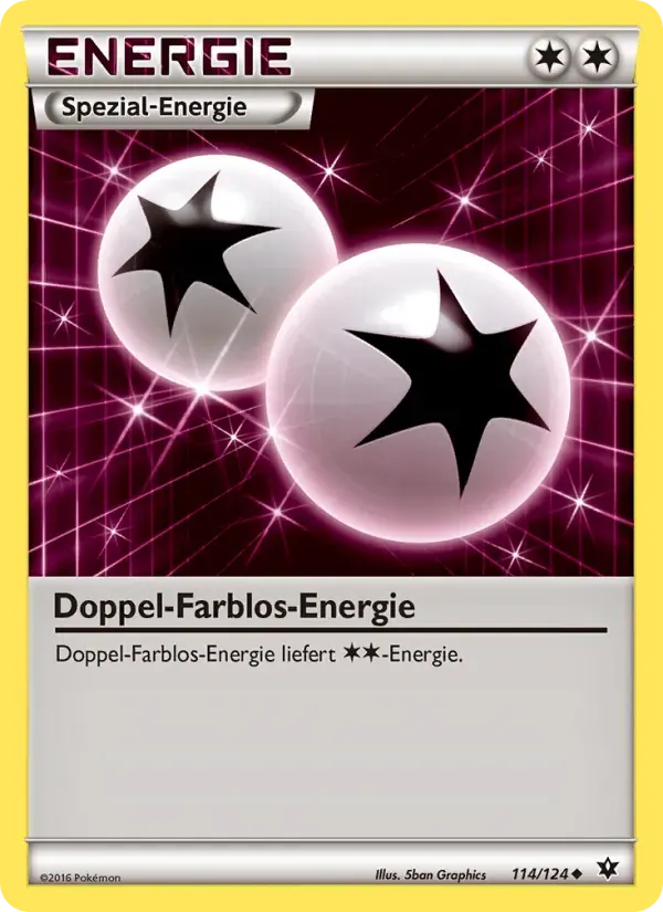 Doppel-Farblos-Energie — Schicksalsschmiede 114 German Pokémon card