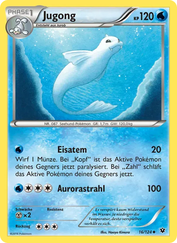 Jugong — Schicksalsschmiede 16 German Pokémon card