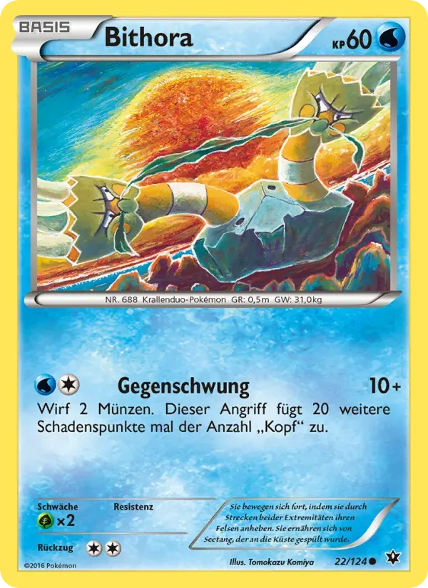 Bithora — Schicksalsschmiede 22 German Pokémon card