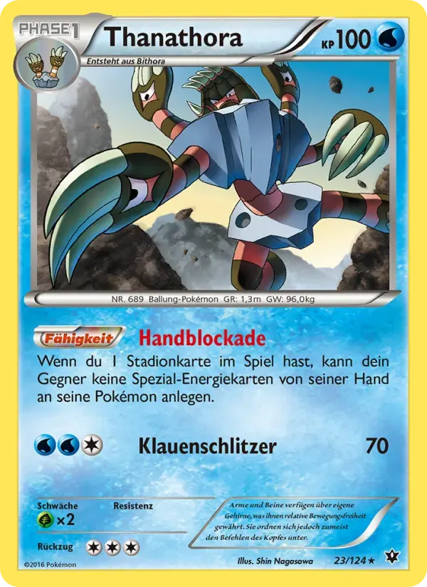 Thanathora — Schicksalsschmiede 23 German Pokémon card