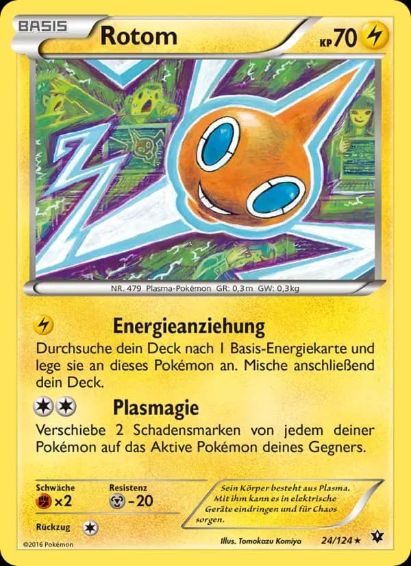 Rotom — Schicksalsschmiede 24 German Pokémon card