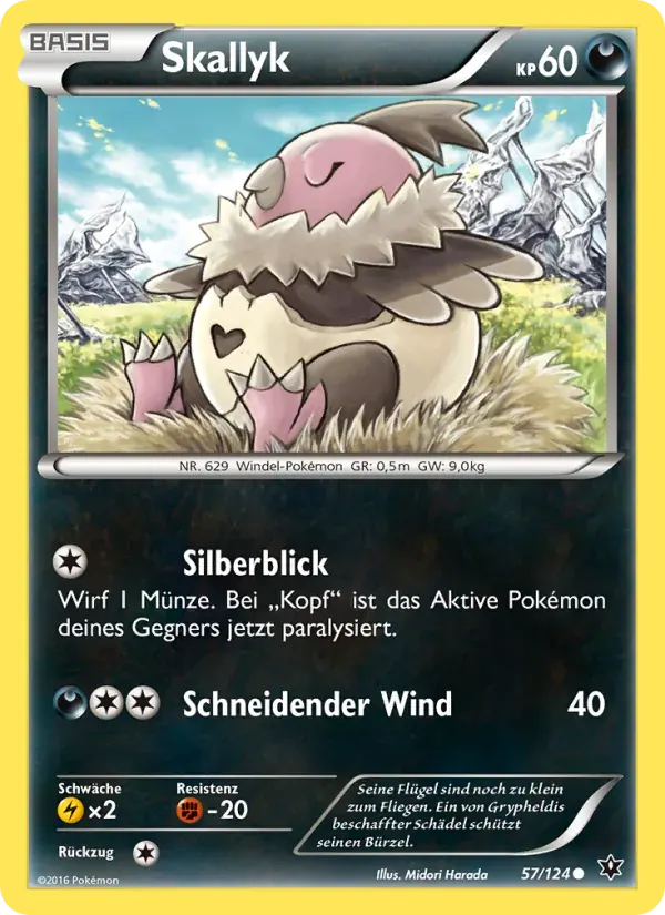 Skallyk — Schicksalsschmiede 57 German Pokémon card