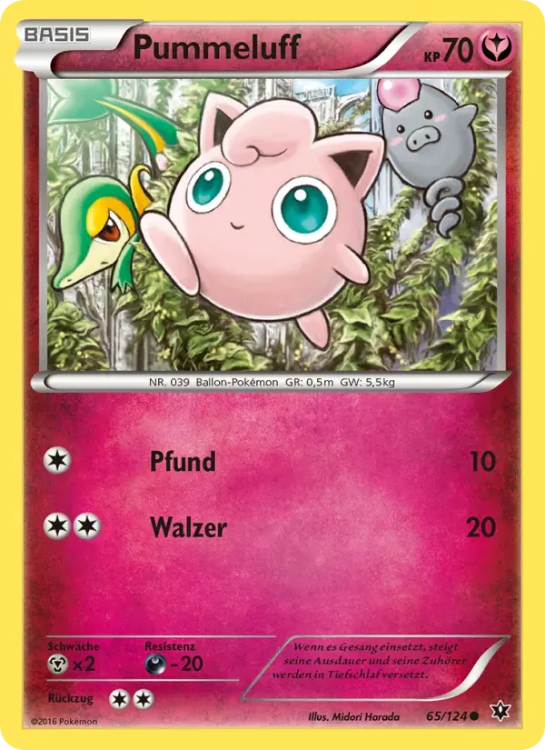 Pummeluff — Schicksalsschmiede 65 German Pokémon card