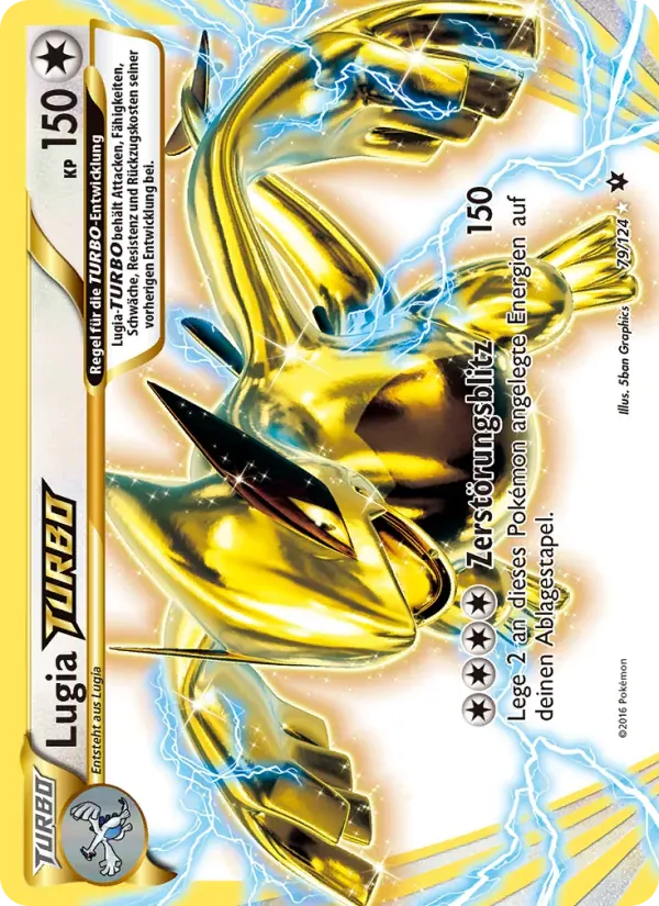 Lugia-TURBO — Schicksalsschmiede 79 German Pokémon card