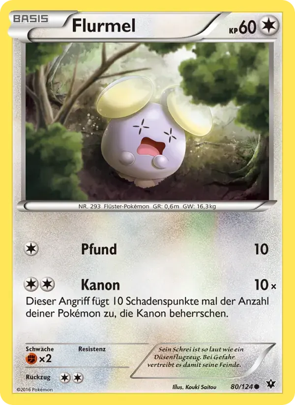 Flurmel — Schicksalsschmiede 80 German Pokémon card