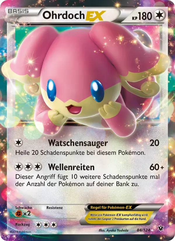 Ohrdoch EX — Schicksalsschmiede 84 German Pokémon card