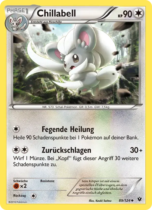 Chillabell — Schicksalsschmiede 89 German Pokémon card