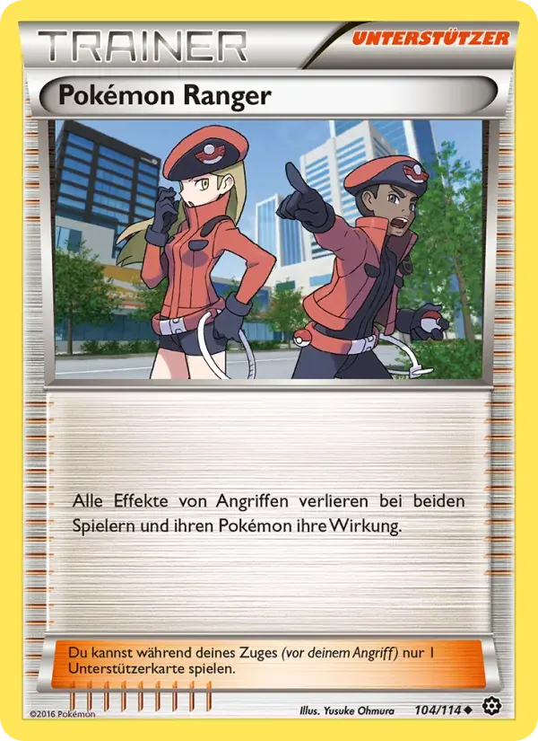 Pokémon Ranger — Dampfkessel 104 German Pokémon card