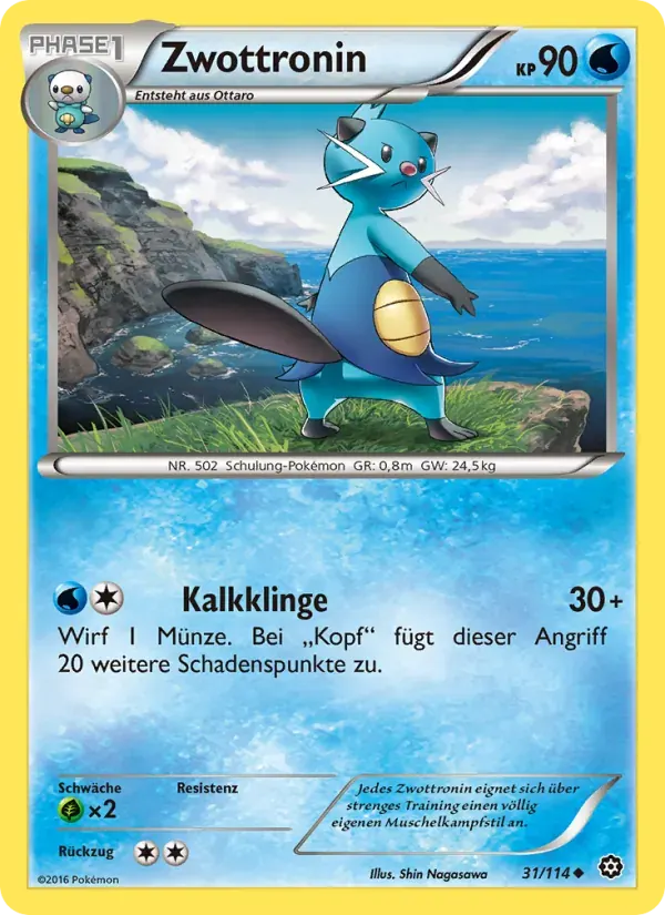 Zwottronin — Dampfkessel 31 German Pokémon card