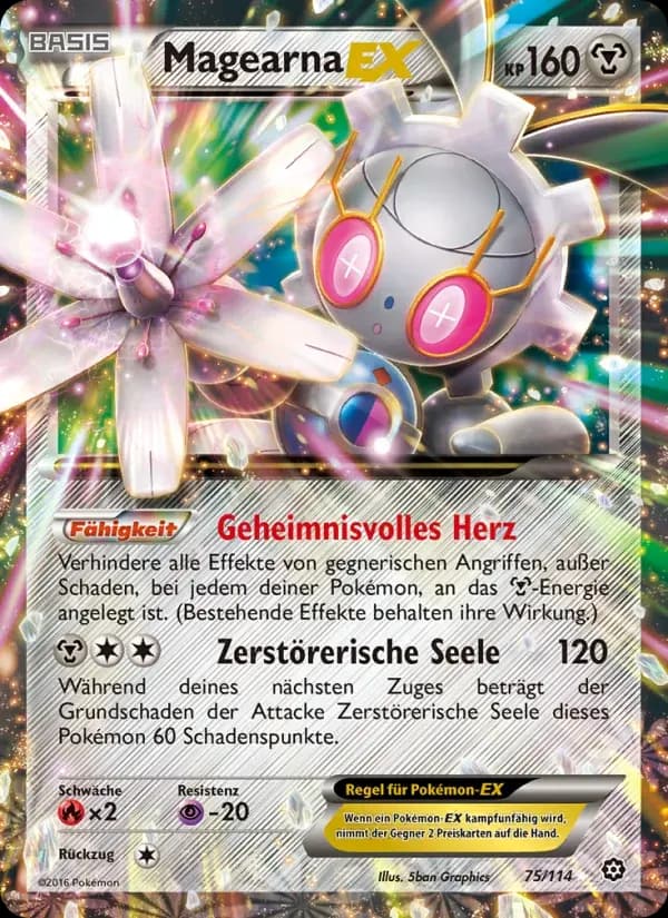 Magearna EX — Dampfkessel 75 German Pokémon card