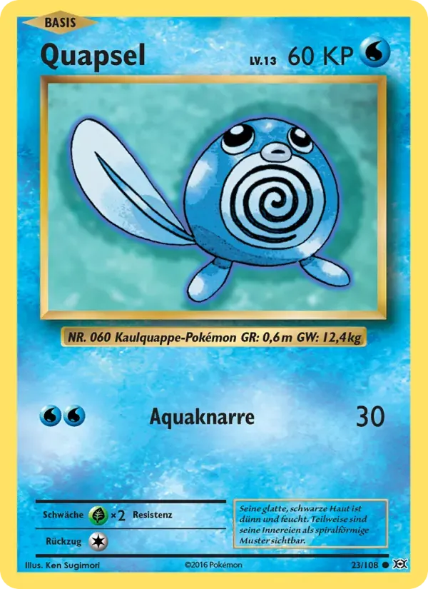 Quapsel — Evolution 23 German Pokémon card