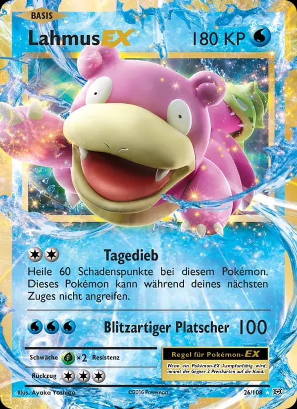 Lahmus EX — Evolution 26 German Pokémon card