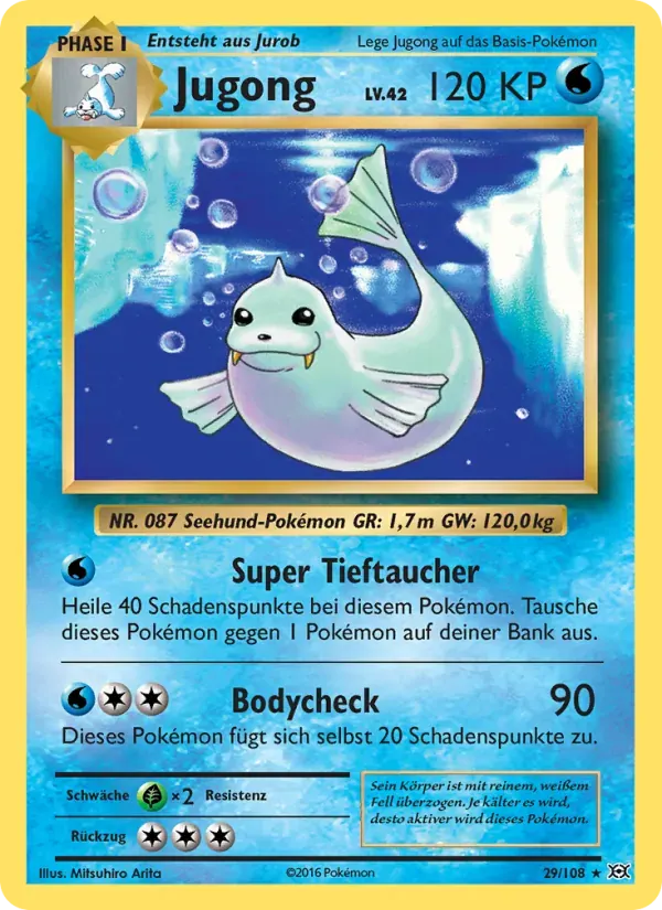 Jugong — Evolution 29 German Pokémon card