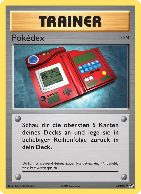 Pokédex — Evolution 82 German Pokémon card
