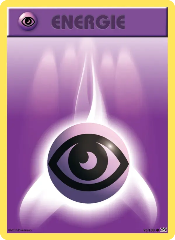 Psycho-Energie — Evolution 95 German Pokémon card