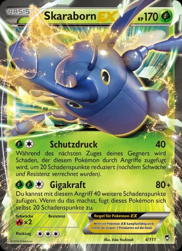 Skaraborn EX — Fliegende Fäuste 4 German Pokémon card