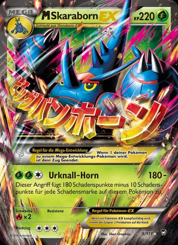 M Skaraborn EX — Fliegende Fäuste 5 German Pokémon card