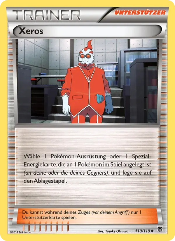 Xeros — Phantomkräfte 110 German Pokémon card