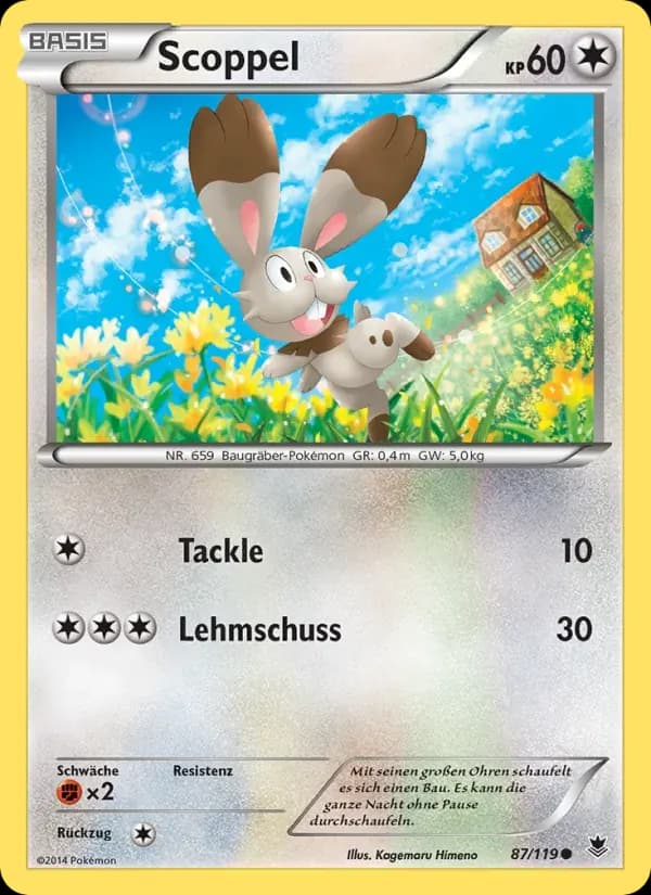 Scoppel — Phantomkräfte 87 German Pokémon card