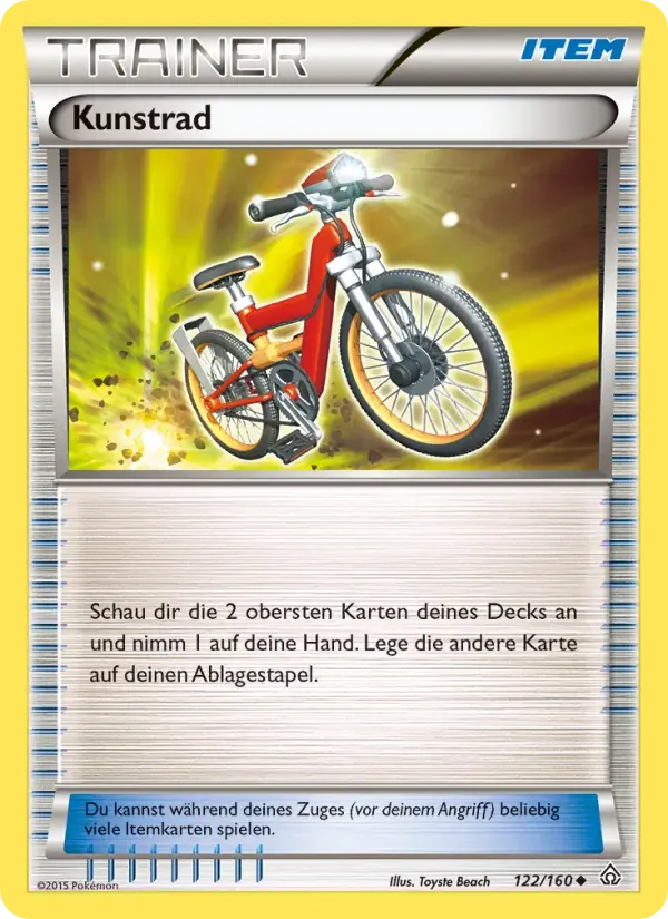 Kunstrad — Protoshock 122 German Pokémon card