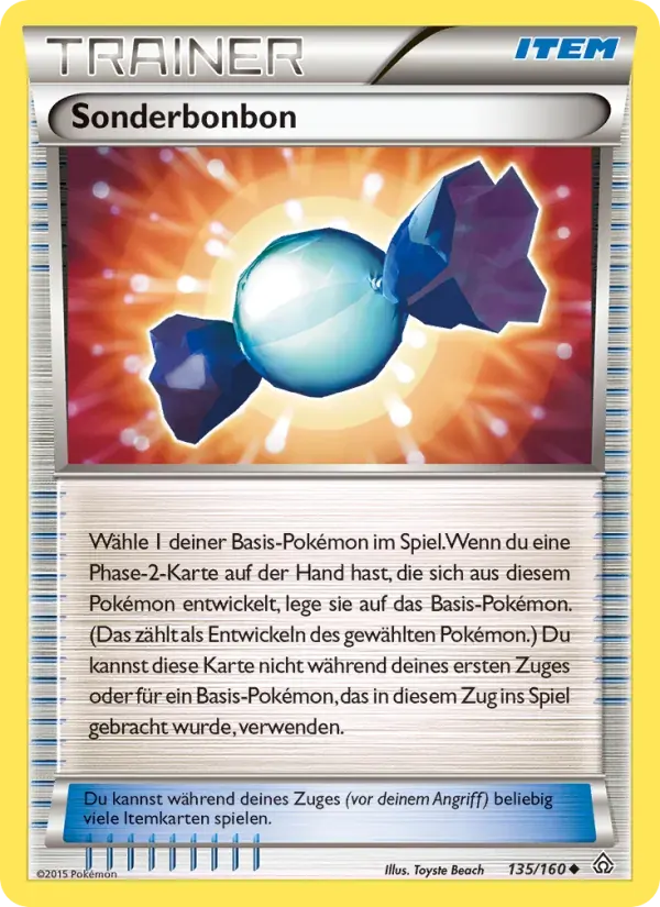 Sonderbonbon — Protoshock 135 German Pokémon card