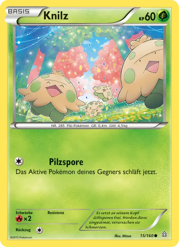 Knilz — Protoshock 15 German Pokémon card