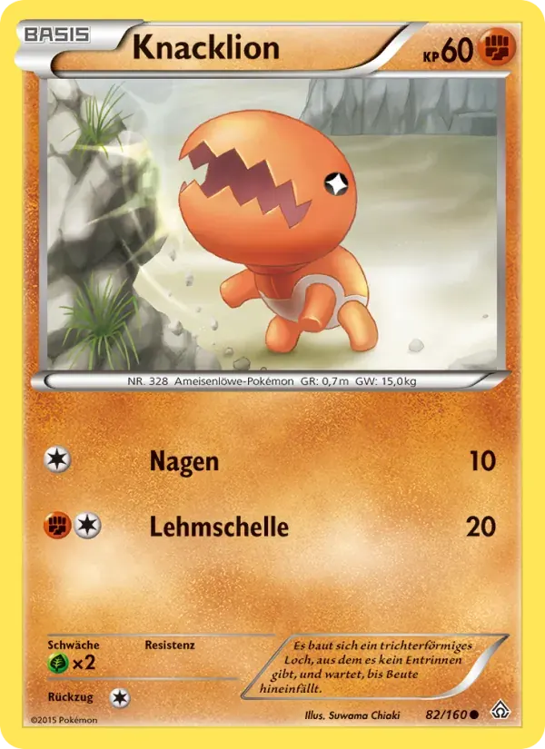 Knacklion — Protoshock 82 German Pokémon card