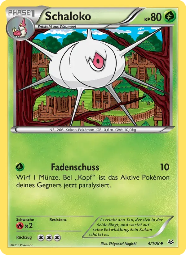 Schaloko — Drachenleuchten 4 German Pokémon card