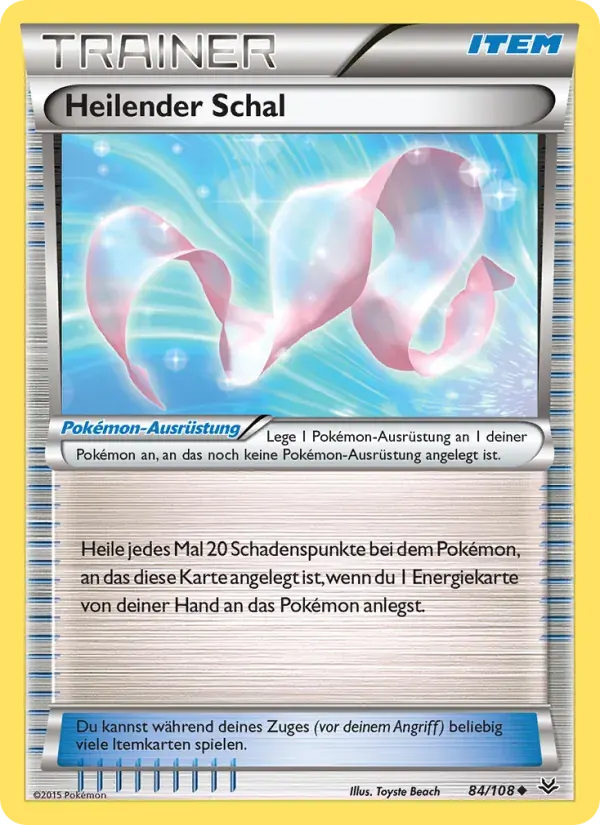 Heilender Schal — Drachenleuchten 84 German Pokémon card
