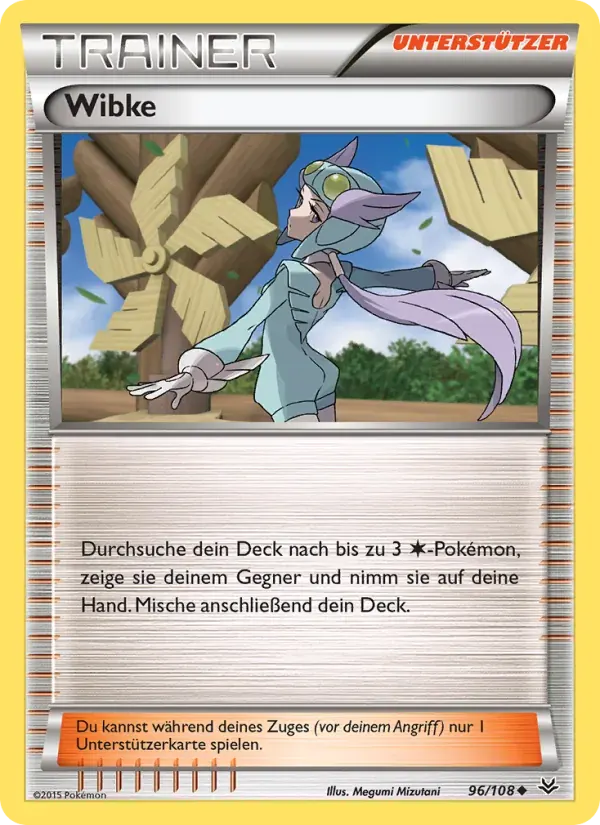 Wibke — Drachenleuchten 96 German Pokémon card