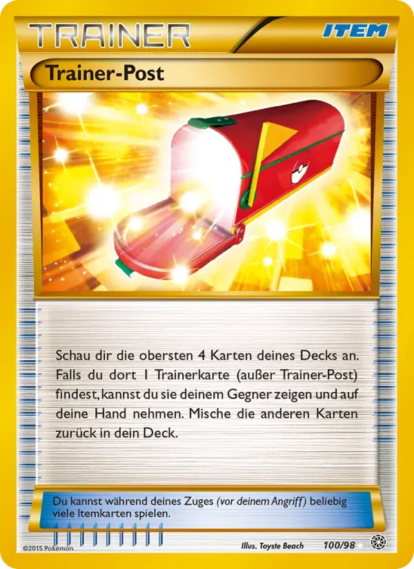 TrainerPost — Ewiger Anfang 100 German Pokémon card