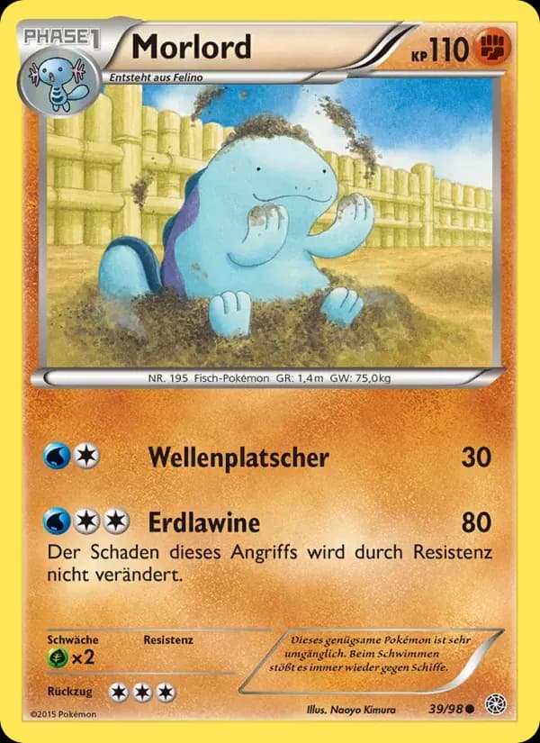 Morlord — Ewiger Anfang 39 German Pokémon card