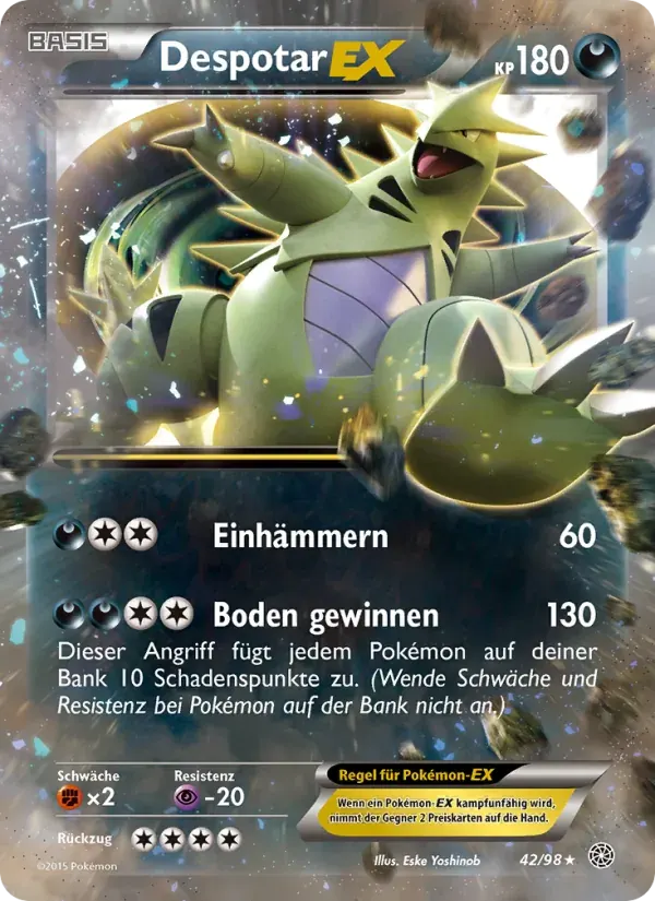 Despotar EX — Ewiger Anfang 42 German Pokémon card