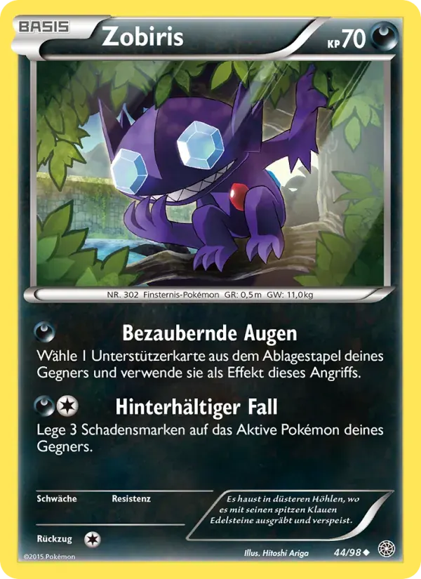 Zobiris — Ewiger Anfang 44 German Pokémon card