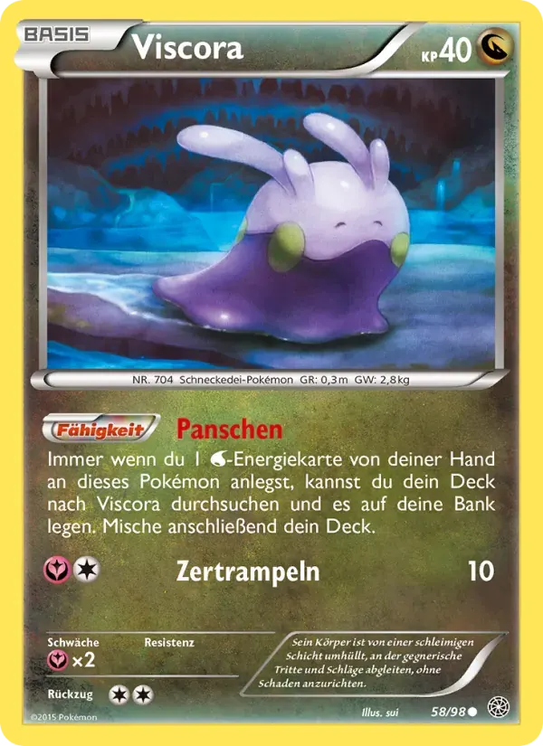 Viscora — Ewiger Anfang 58 German Pokémon card