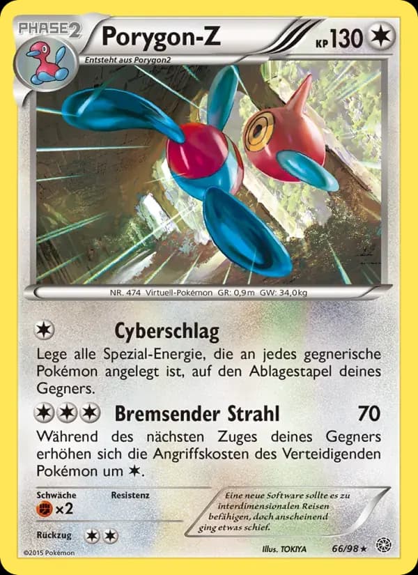 Porygon-Z — Ewiger Anfang 66 German Pokémon card