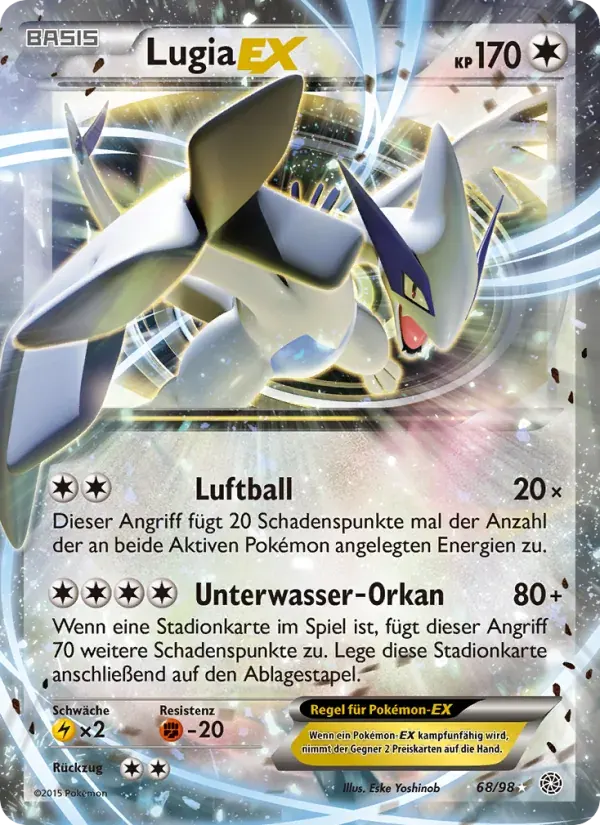 Lugia EX — Ewiger Anfang 68 German Pokémon card