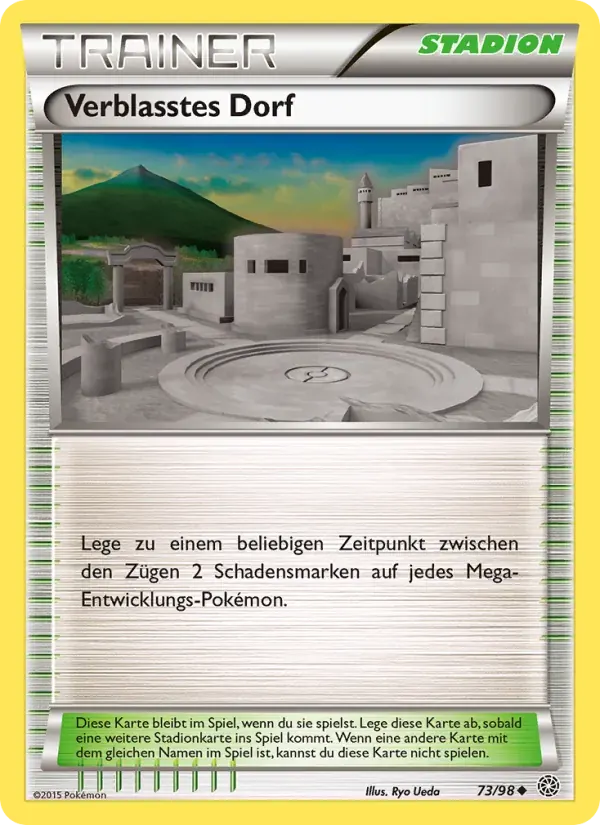Verblasstes Dorf — Ewiger Anfang 73 German Pokémon card