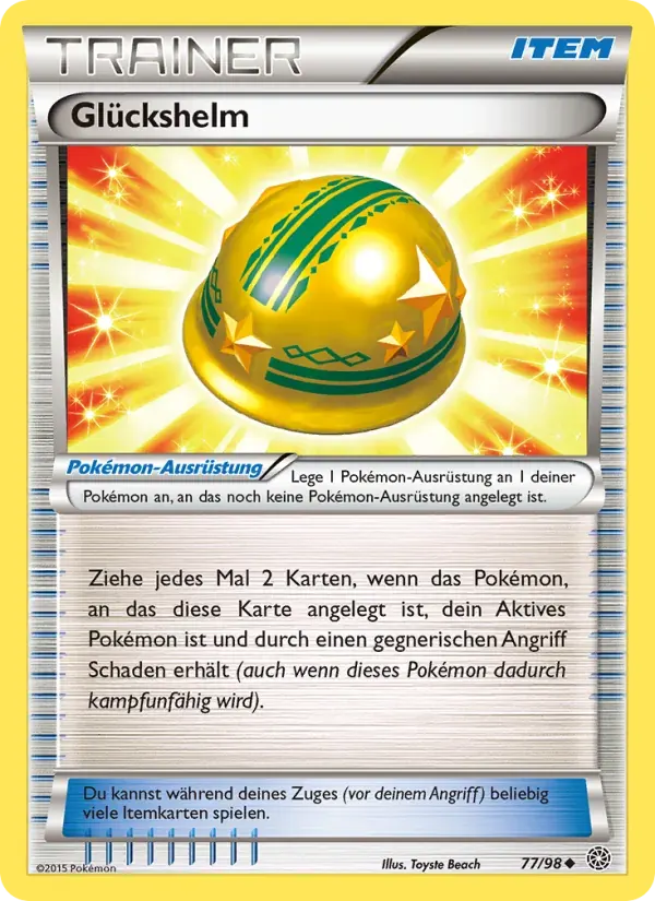 Glückshelm — Ewiger Anfang 77 German Pokémon card
